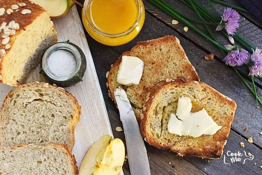 No-Knead Maple Oat Bread