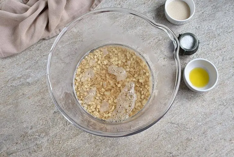Step 1 - No-Knead Maple Oat Bread