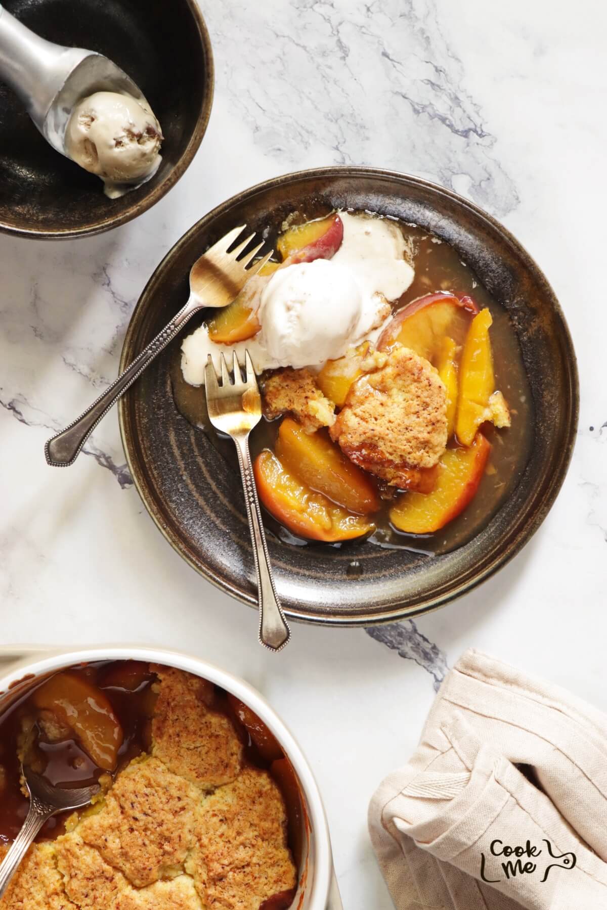 Peach-Thyme Sorbet with Bourbon