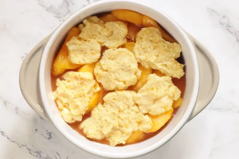 Step 8 - Peach Cobbler for Two