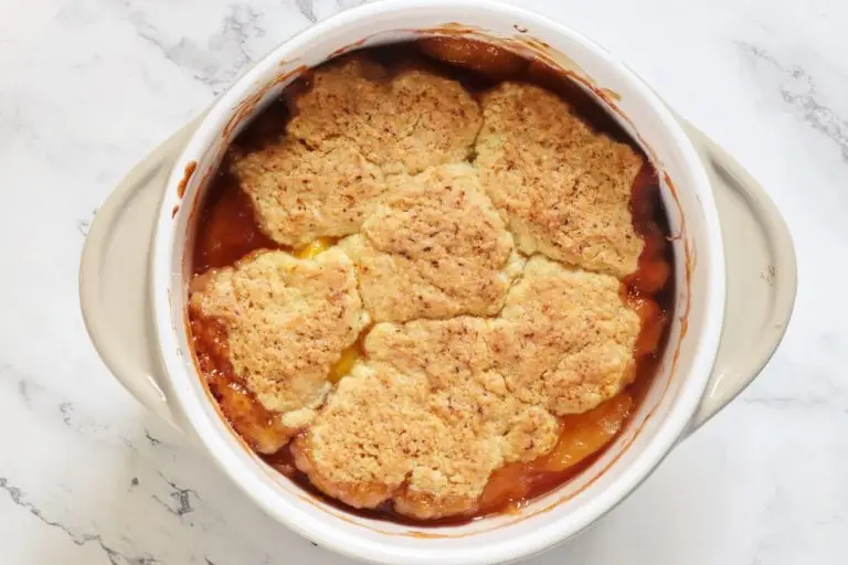 Step 9 - Peach Cobbler for Two