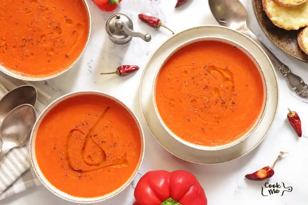 Roasted Red Pepper and Tomato Soup