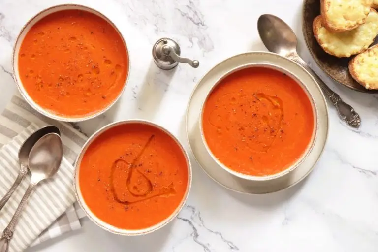 Step 8 - Roasted Red Pepper and Tomato Soup