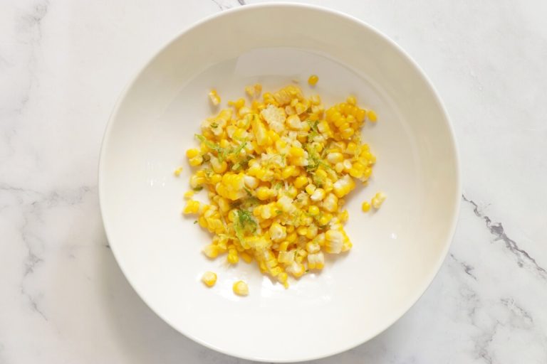 Step 4 - Salmon with Corn and Pepper Salsa