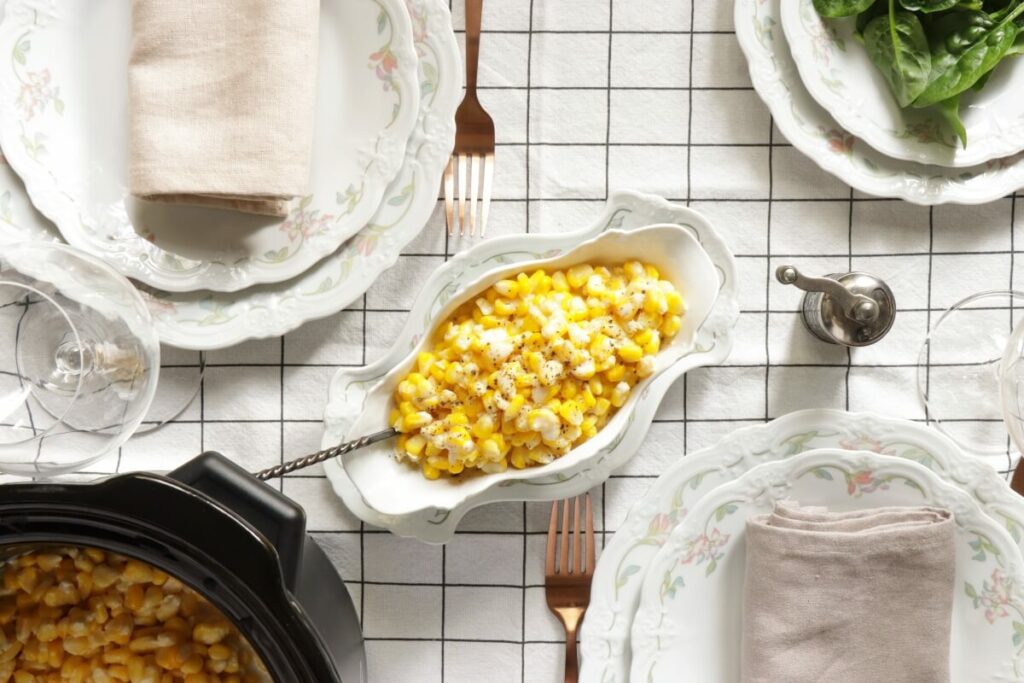 How to serve Slow Cooker Creamed Corn