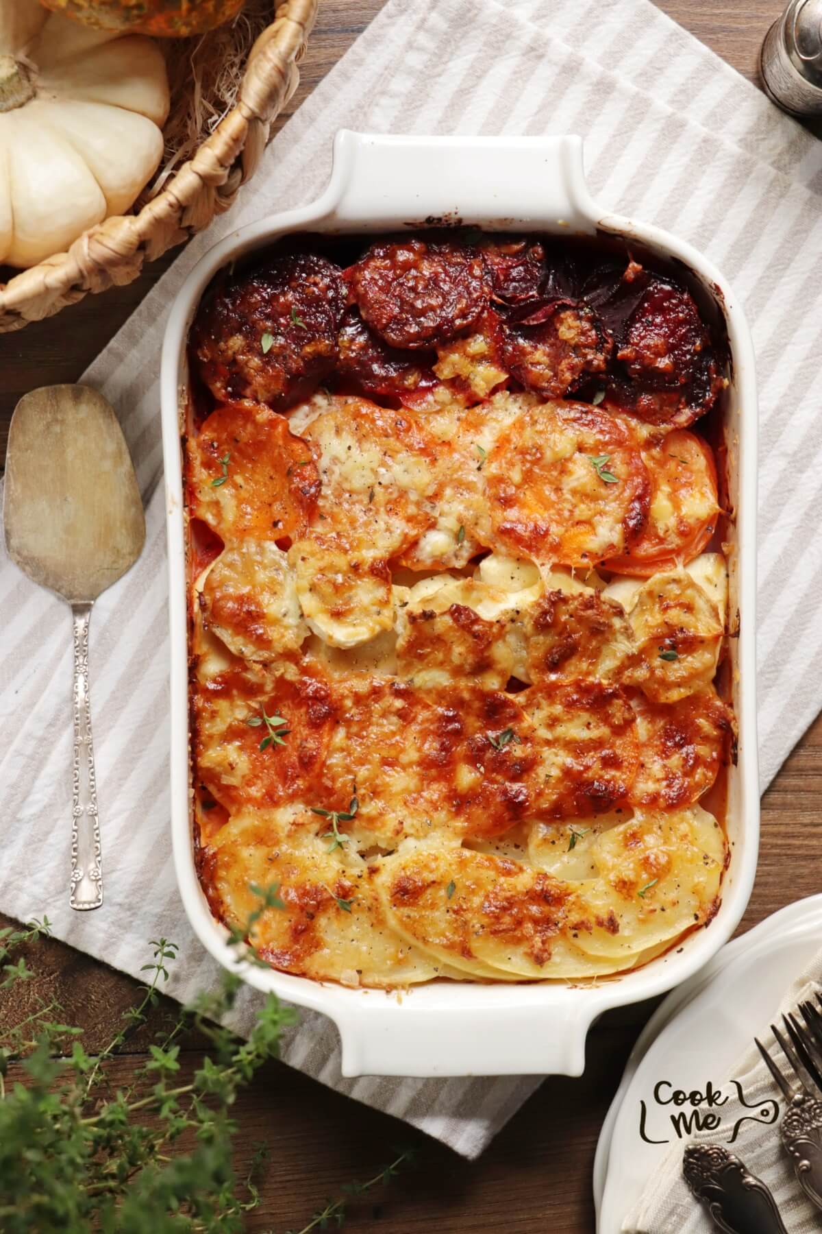 Easy Root Vegetable Gratin Recipe Cook.me Recipes