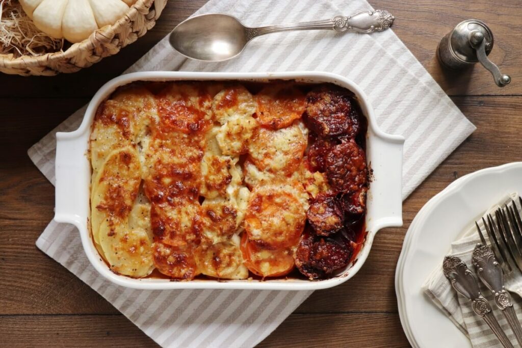How to serve Easy Root Vegetable Gratin