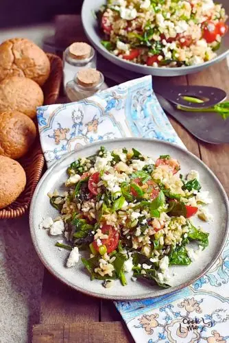 Mediterranean Brown Rice Salad