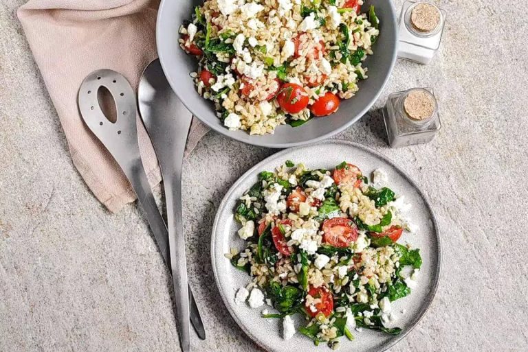 Step 4 - Mediterranean Brown Rice Salad