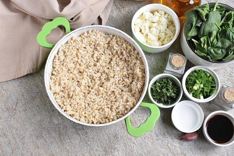 Step 1 - Mediterranean Brown Rice Salad