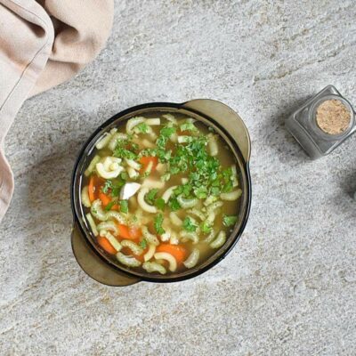 Microwave Chicken Noodle Soup recipe - step 2