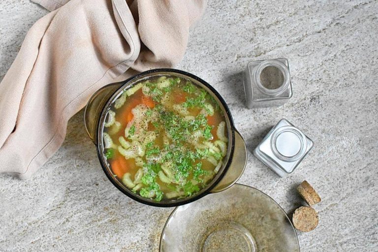 Step 3 - Microwave Chicken Noodle Soup