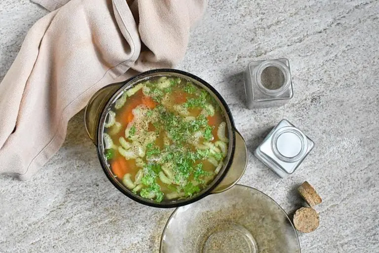 Step 3 - Microwave Chicken Noodle Soup