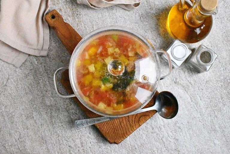 Step 4 - Microwave Minestrone