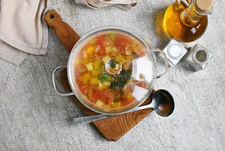 Step 4 - Microwave Minestrone