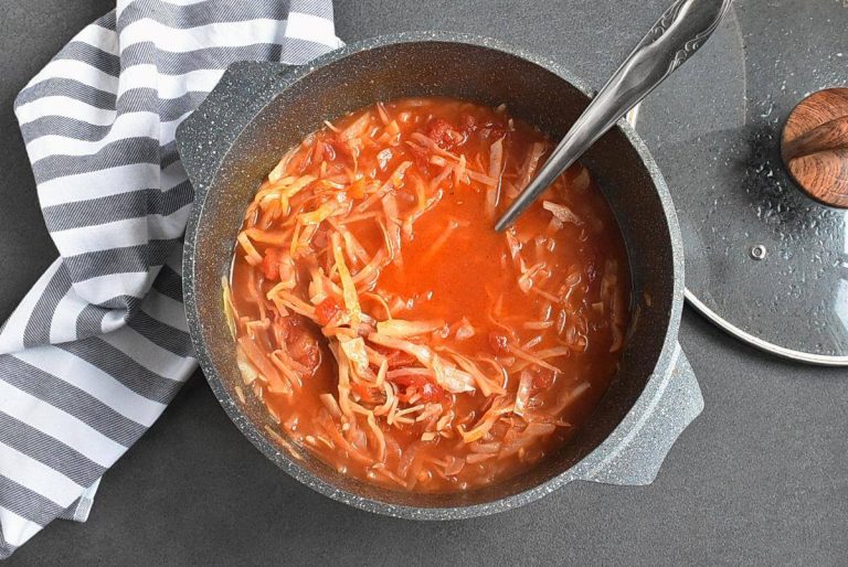 Step 5 - One Pot Cabbage Soup