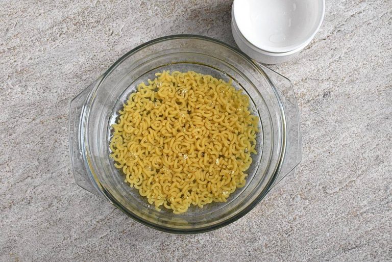 Step 1 - Pasta in the Microwave