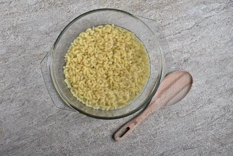 Step 2 - Pasta in the Microwave