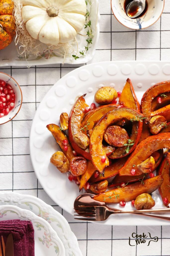 Roasted Squash with Chestnuts