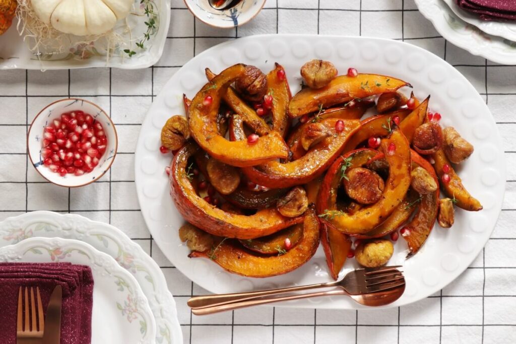 How to serve Roasted Squash with Chestnuts