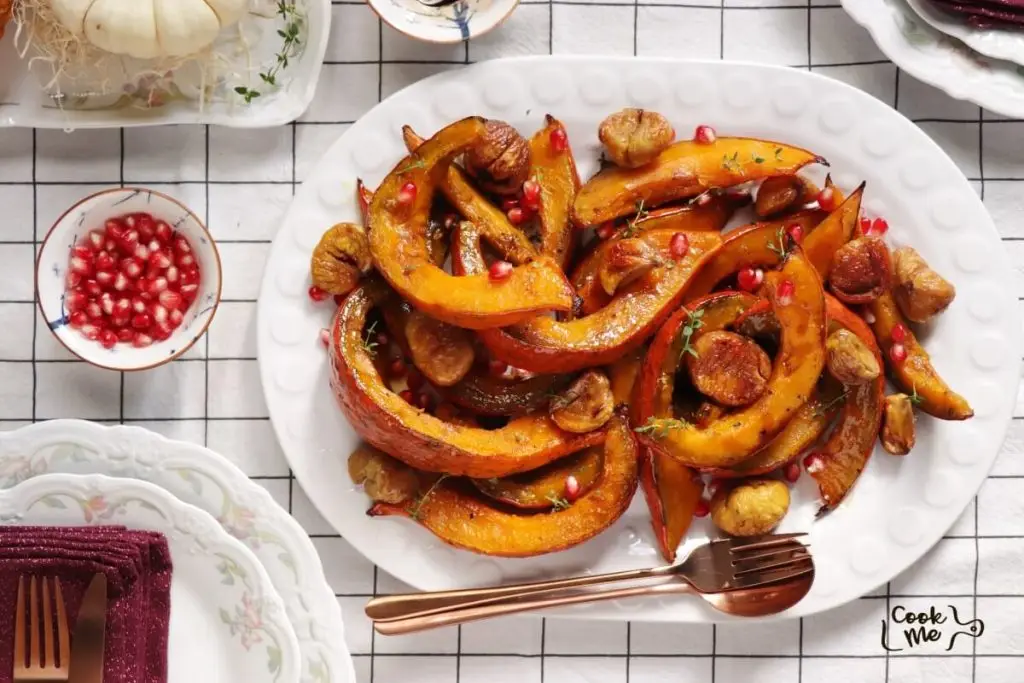 Roasted Squash with Chestnuts