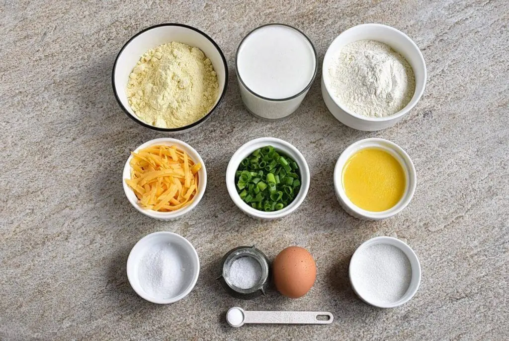 Ingredients for Scallion Cornbread