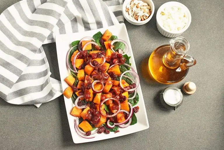 Step 4 - Spinach Salad with Butternut Squash