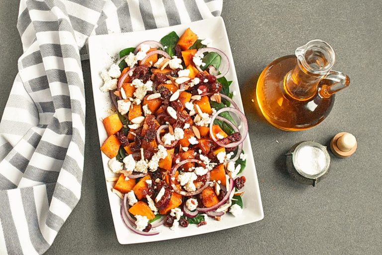 Step 4 - Spinach Salad with Butternut Squash