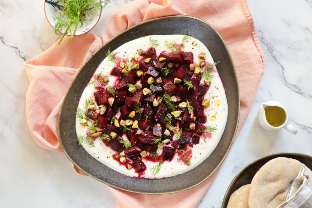 How to serve Whipped Feta Dip with Beets