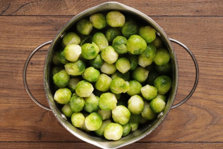 Step 2 - Brussels Sprouts au Gratin
