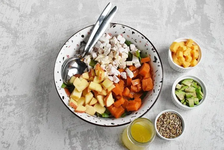 Step 1 - Chopped Chicken & Sweet Potato Salad