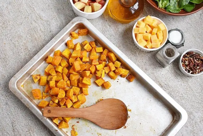 Step 3 - Chopped Salad with Spinach, Butternut Squash and Apples