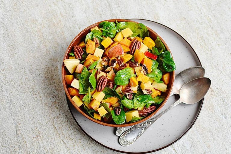 Step 6 - Chopped Salad with Spinach, Butternut Squash and Apples