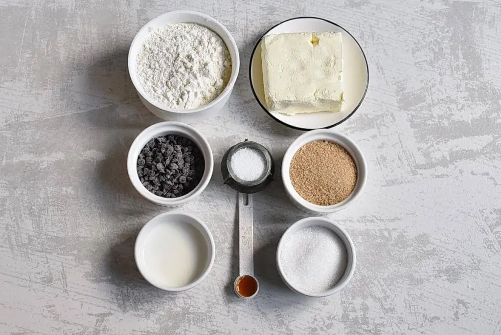 Ingredients for Edible Cookie Dough