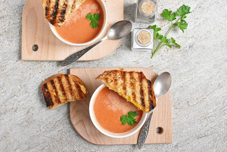 Step 3 - Microwave Creamy Tomato Soup