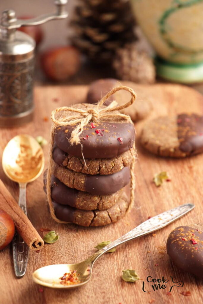 Spiced Chocolate Chestnut Cookies