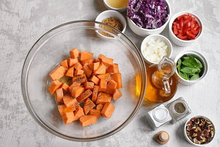 Step 2 - Spinach Salad with Roasted Sweet Potatoes