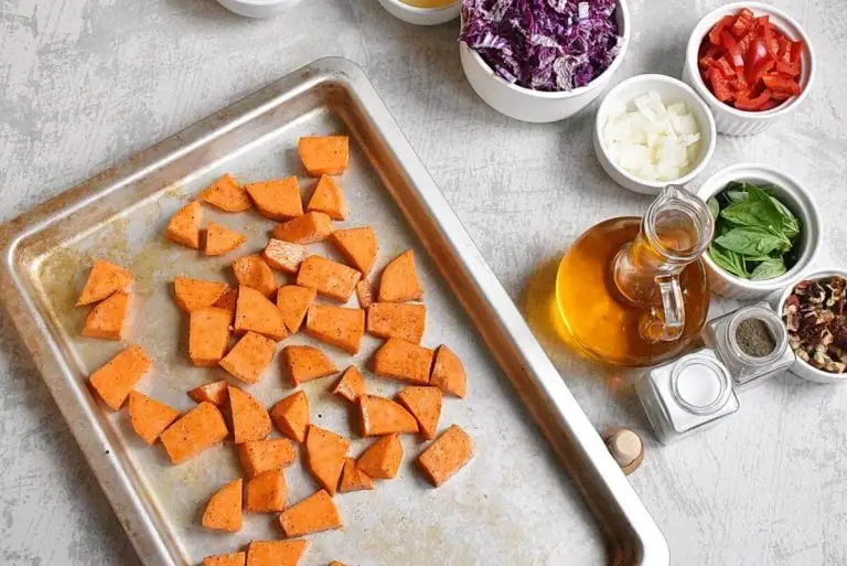 Step 3 - Spinach Salad with Roasted Sweet Potatoes