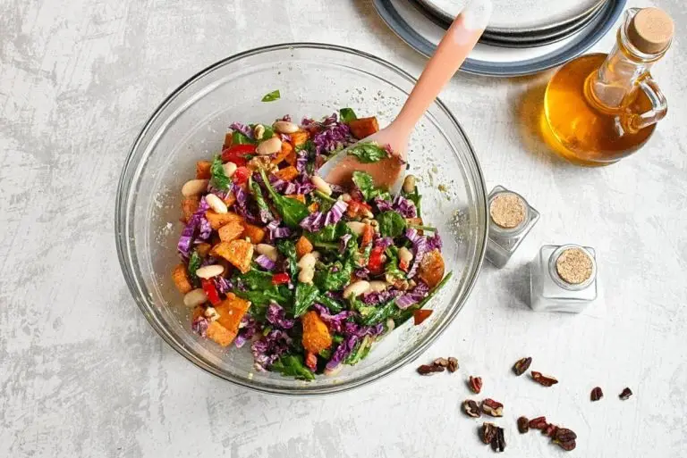 Step 5 - Spinach Salad with Roasted Sweet Potatoes
