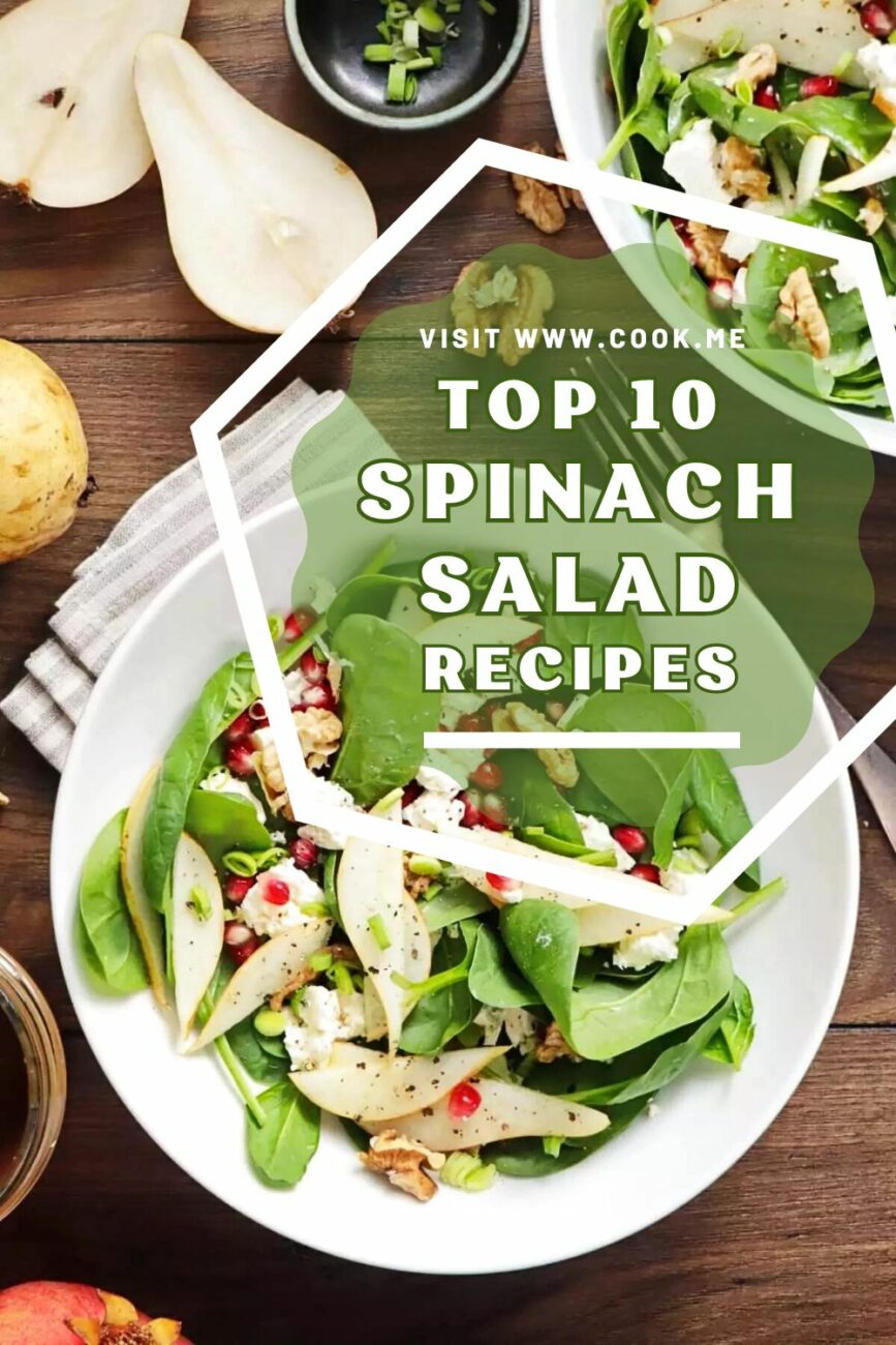 Top 10 Spinach Salad Recipes-Best Spinach Salad Recipes-Easy Spinach Salad Recipes