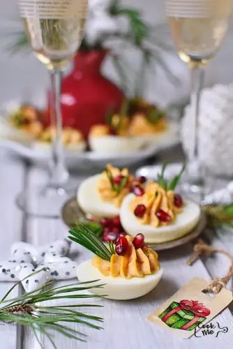 Christmas Deviled Eggs