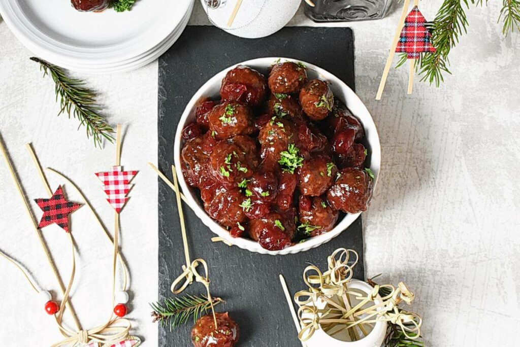 How to serve Christmas Meatballs