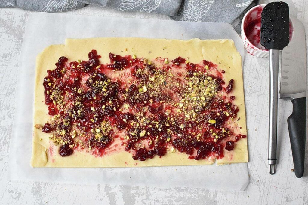 Cranberry Pistachio Pinwheel Cookies recipe - step 6