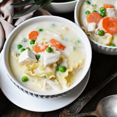 Creamy Chicken Noodle Soup Recipes– Homemade Creamy Chicken Noodle Soup – Easy Creamy Chicken Noodle Soup