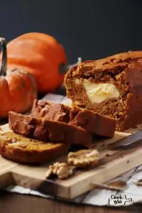 Pumpkin Bread with Cream Cheese