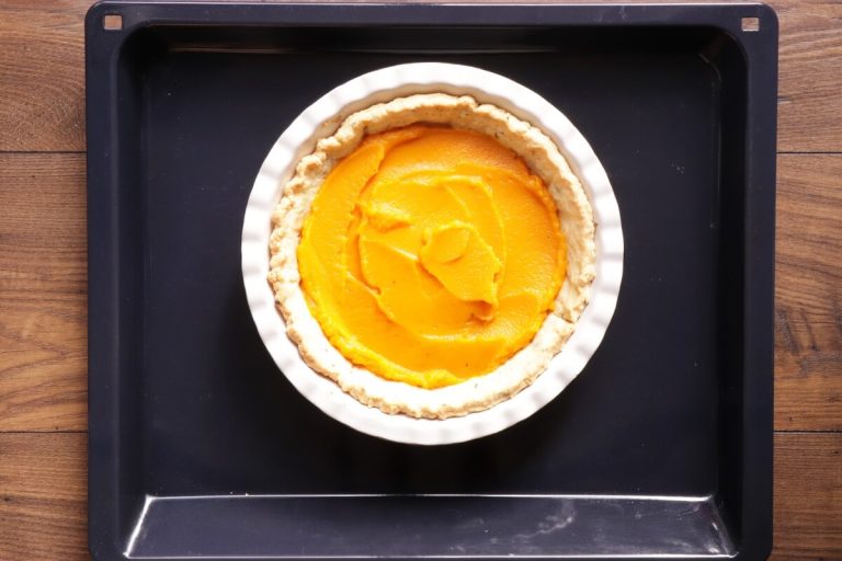 Step 11 - Pumpkin and Gorgonzola Quiche