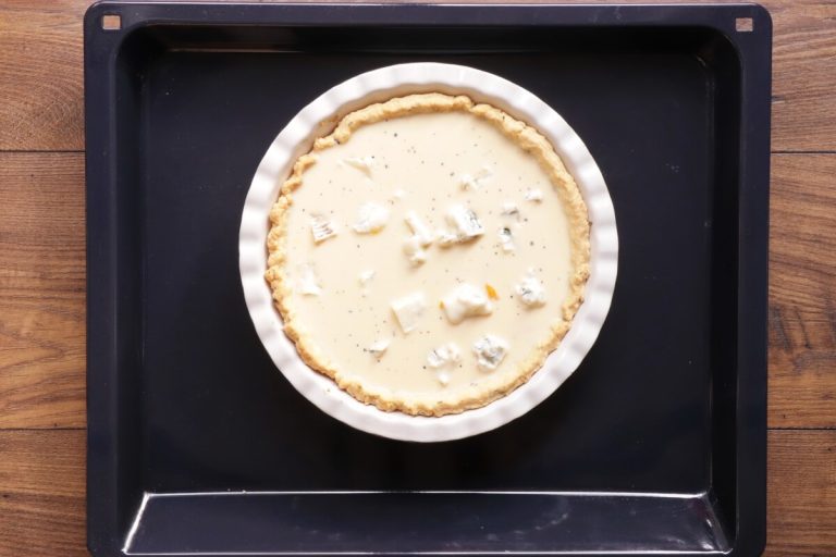 Step 13 - Pumpkin and Gorgonzola Quiche