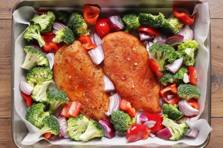 Step 4 - Sheet Pan Chicken with Vegetables