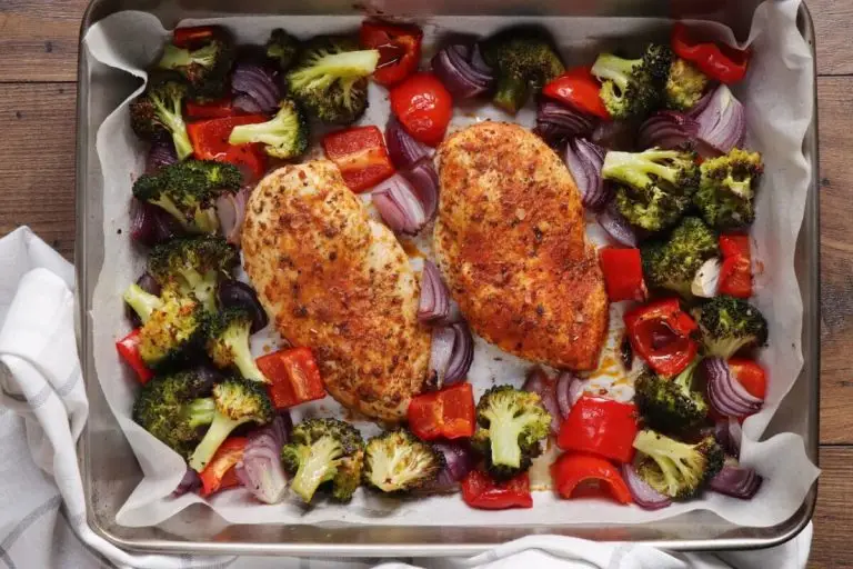 Step 5 - Sheet Pan Chicken with Vegetables