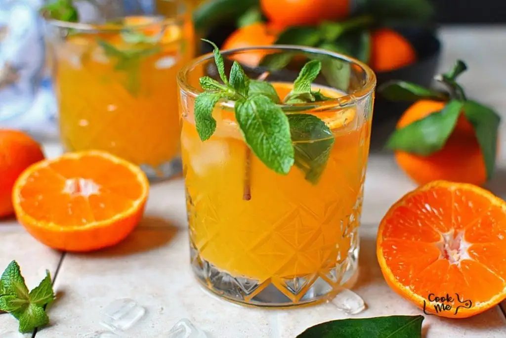 Tangerine Mint Agua Fresca